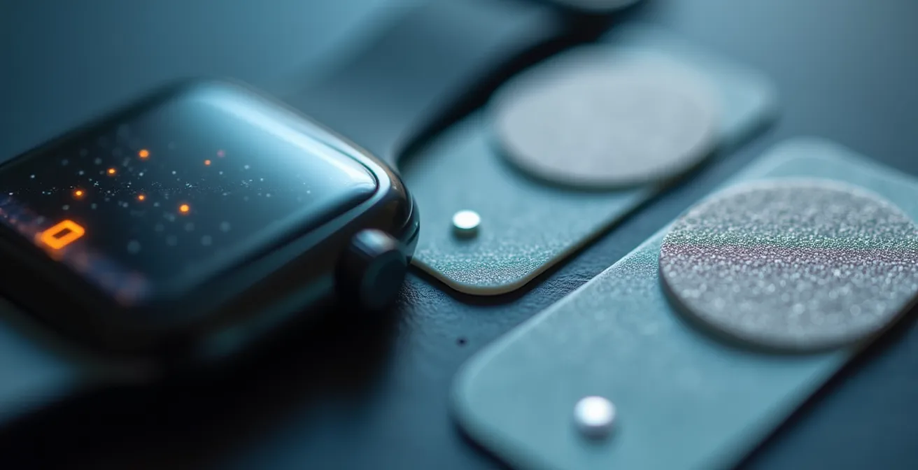 Comparaison visuelle entre un ECG de montre connectée et un ECG médical 12 pistes